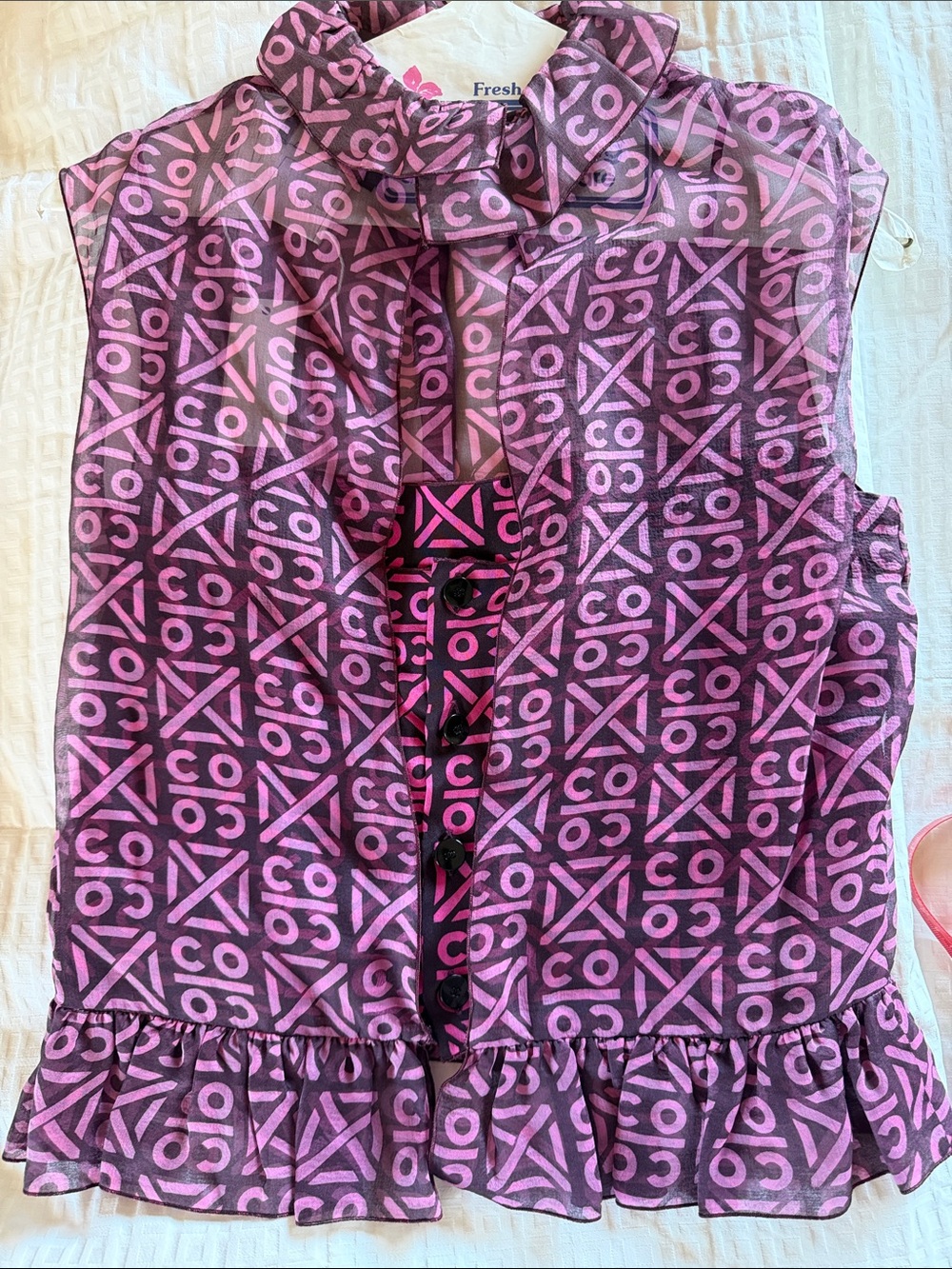 Chanel Vintage Silk Sleeveless Top - Picture 2 of 12